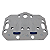 Placa de valvulas c/ vedações - 050 2DC/4DC antigo - Compressor Bitzer CJHPR005301 - Imagem 2
