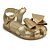 Sandália infantil Pimpolho Dourada com Laço - Imagem 1