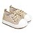 Tênis Infantil Pimpolho Star Elástico Lurex 32799 Cor:Dourado;Tamanho:27 - Imagem 1