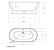Banheira Gamboa 3 169,5Cm X 75Cm X 59Cm (Glossy White) - Immersi - Imagem 5