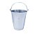 BALDE 20L GRADUADO ACO INOX METALOSA - Imagem 1
