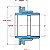 FLANGE SOLDAVEL 85MMX3" KRONA - Imagem 3
