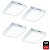 Kit4 Painel Led Sobrepor 22x22 Luminaria 18w 6500k Avant - Imagem 1