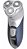 Barbeador Eletrico Acqua Prova D Água Lizz Profissio Bivolt Cor Cinza 110v/220v - Imagem 6