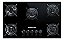 Cooktop 5 Bocas Brastemp Com Grades Piatina E Acendimento Au Cor Preto 127v/220v - Imagem 12