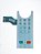 (P40) MEMBRANA MICROONDAS CONSUL CMN34AB AQUARELA - Imagem 1