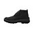 BOTINA COURO BICO DE PVC PRETA N40 AMARRAR WORKER - Imagem 3