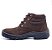 BOTINA COURO NOBUCK MARROM CAFE N41 KALA - Imagem 2
