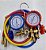 MANIFOLD R22 R134 COM VISOR E MANGUEIRAS EOLO - Imagem 4