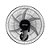 VENTILADOR PAREDE 50CM COM ROLAMENTO PRETO 6 PAS PREMIUM VENTISOL 10XX - Imagem 1