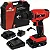 PARAFUSADEIRA IMPACTO 18V C/ DUAS BATERIAS E KIT BROCAS WORKER - Imagem 2