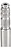 EIXO LONGO AGITADOR CONSUL/BRASTEMP - 326000336 - 7112120 ALADO - Imagem 2