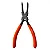 ALICATE TRAVA ANEL INTERNO CURVO 7" BESTFER - Imagem 1