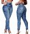 Calça Feminina Jeans Cós Alto Empina Bumbum Com Elastano Top - Imagem 2