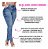 Calça Feminina Jeans Cós Alto Empina Bumbum Com Elastano Top - Imagem 4