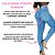 Calça Jeans Feminina Super Lycra Skinny Cintura Alta Slim - Imagem 2