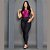 Calça Jeans Preta Feminina Super Lycra Skinny Cintura Alta - Imagem 5