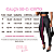 Calça Canelada Premium 3d Modeladora Feminina Com Cinto luxo - Imagem 3