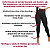 Calça Feminina Preta Flanelada Térmica 2 Zíperes Inverno Top - Imagem 2