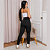 Calça Feminina Preta Flanelada Térmica 2 Zíperes Inverno Top - Imagem 7
