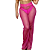 Saída De Praia Calça Pantalona Cintura Alta Moda Feminina - Imagem 1