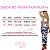 Saída De Praia Calça Pantalona Cintura Alta Moda Feminina Estampa Azul - Imagem 3