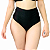 Biquini Cintura Alta Feminino Moda Praia Exclusivo Premium Preto - Imagem 1