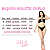 Biquíni Rolete Duplo Moda Praia Premium Feminino Exclusivo Preto - Imagem 3