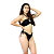 Biquíni Rolete Duplo Moda Praia Premium Feminino Exclusivo Preto - Imagem 4