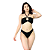 Biquíni Rolete Duplo Moda Praia Premium Feminino Exclusivo Preto - Imagem 6