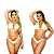 Biquíni Rolete Duplo Moda Praia Premium Feminino Exclusivo Champanhe - Imagem 7