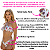 Biquíni Rolete Duplo Moda Praia Premium Feminino Exclusivo Estampa Floral - Imagem 2
