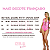 Maio Decote Trançado Moda Praia Body Feminino Estampa Cobra Rosa - Imagem 4