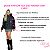 Jaqueta Feminina Plus Size De Nylon Puffer Capuz Impermeavel Preto - Imagem 2
