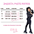 Jaqueta Puffer Feminina Paetê Moda Feminina Noite Luxuosa Preto - Imagem 3