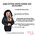 Jaqueta Puffer Feminina Paetê Moda Feminina Noite Luxuosa Preto - Imagem 2