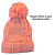 Gorro Touca de Lã Tricot Forrada co Pelúcia Fofinha Linda Rosa - Imagem 2