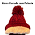Gorro Touca de Lã Tricot Forrada co Pelúcia Fofinha Linda Cereja - Imagem 3
