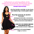 Vestido Alça Feminino Curto Com Elastano Moda Festa Premium Preto - Imagem 2