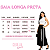 Saia Feminina Longa Evangélica Alfaiataria Cintura Alta - Imagem 3