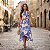 Conjunto Feminino Cropped + Saia Envelope Midi Estampado Azul Claro - Imagem 6