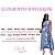 Conjunto Feminino Cropped + Saia Envelope Midi Estampado - Imagem 3