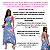 Conjunto Feminino Cropped + Saia Envelope Midi Estampado - Imagem 2