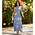 Conjunto Feminino Cropped + Saia Envelope Midi Estampado Azul - Imagem 6
