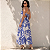 Conjunto Feminino Cropped + Saia Envelope Midi Estampado Azul Claro - Imagem 8