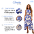 Conjunto Feminino Cropped + Saia Envelope Midi Estampado Azul Claro - Imagem 2