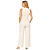 Conjunto Feminino Alfaiataria Colete + Calça Cintura Alta Off White - Imagem 6