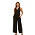 Conjunto Feminino Alfaiataria Colete + Calça Cintura Alta Preto - Imagem 4