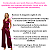 Conjunto Feminino Alfaiataria Colete + Calça Cintura Alta Bordô - Imagem 2