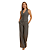 Conjunto Feminino Alfaiataria Colete + Calça Cintura Alta Cinza - Imagem 4